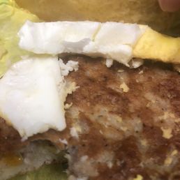 Egg and shell stuck together Egg and shell stuck together