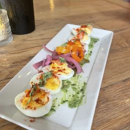 Salmon Deviled Eggs