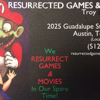 Resurrected Games - Vintage games systems & cartridges, plus trading card games, action figures, and snacks. Magic tournaments on Friday nights. - Video Game Stores Near Me - Austin, Texas