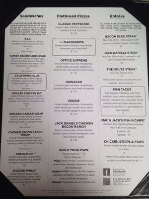 Menu photo 6 The Office Bar & Grill Tacoma, WA Menu photo 6 The Office Bar & Grill Tacoma, WA