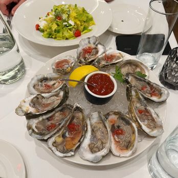 Limani - Washington - Dozen oysters and prasini salad - Mediterranean Near Me - Washington, DC, District of Columbia Limani - Washington - Dozen oysters and prasini salad - Mediterranean Near Me - Washington, DC, District of Columbia