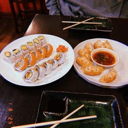 Abashiri - Avocado Roll, Bloomingdale Roll, Chicken Teriyaki Roll, Gyoza