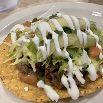 El Granjero Mexican Grill - Tostada with carne asada. - Mexican Near Me - Grand Rapids, Michigan
