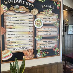 College Street Bagel - Menu - September 2024