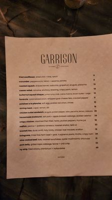 Menu photo 7 Garrison Kitchen + Cocktails Metairie, LA Menu photo 7 Garrison Kitchen + Cocktails Metairie, LA