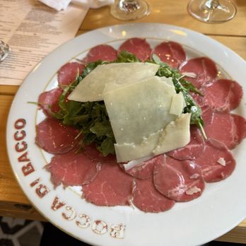 Bocca di Bacco Hell's Kitchen - Beef Carpaccio - Italian Near Me - New York, New York Bocca di Bacco Hell's Kitchen - Beef Carpaccio - Italian Near Me - New York, New York