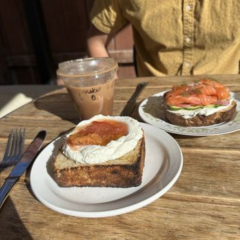 Bica - Peach and lox tartness - Mediterranean Near Me - San Diego, California Bica - Peach and lox tartness - Mediterranean Near Me - San Diego, California