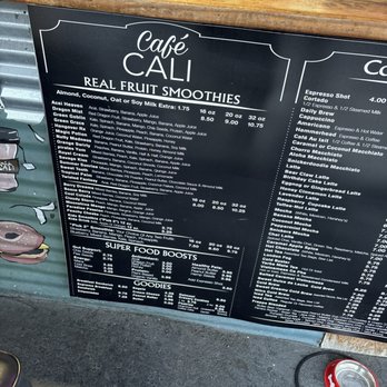 Cali Cafe - Menu - Coffee & Tea Near Me - San Diego, California