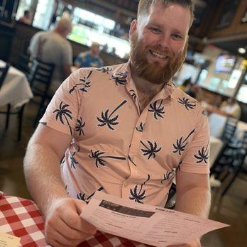 Grimaldi's Pizzeria - This is me sitting in our little corner about to order. - Pizza Near Me - Grapevine, Texas Grimaldi's Pizzeria - This is me sitting in our little corner about to order. - Pizza Near Me - Grapevine, Texas