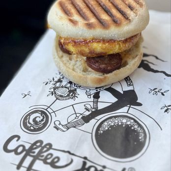 Coffee Joint - English Muffin with Egg & Italian Sausage - Coffee & Tea Near Me - Chicago, Illinois