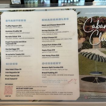Cabana Club - Menu - Cocktail Bars Near Me - Sacramento, California Cabana Club - Menu - Cocktail Bars Near Me - Sacramento, California