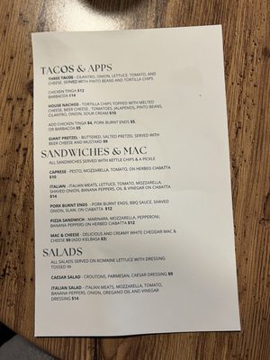 Menu photo 5 Taps on Scholls Beaverton, OR