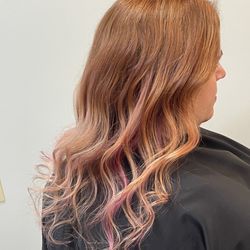 Altair Salon & Spa - Trying something new! More of a copper with pops of pink.