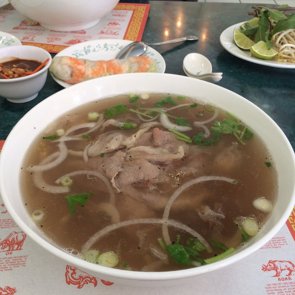 VN Dish - This was the large. Pretty good size for my appetite, good amount of noodles and tendons, but a little lacking on the beef.... - Vietnamese Near Me - Corona, California VN Dish - This was the large. Pretty good size for my appetite, good amount of noodles and tendons, but a little lacking on the beef.... - Vietnamese Near Me - Corona, California