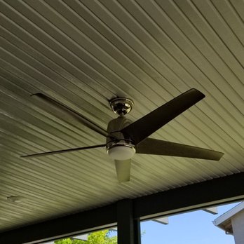 Exterior Improvement - a ceiling fan on a covered patio - General Contractors Near Me Exterior Improvement - a ceiling fan on a covered patio - General Contractors Near Me