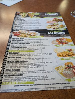 Menu photo 1 Alfredo's Cafe Sun Valley, NV
