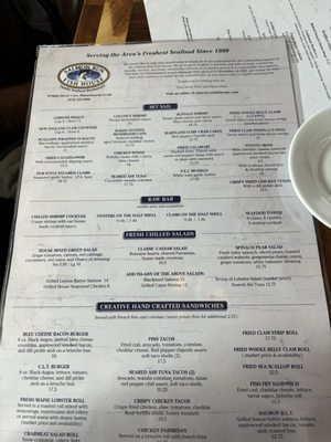 Menu photo 2 Salmon Run Fish House Lee, MA