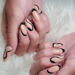 Star Nails and Hair - Fall color