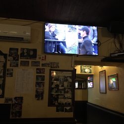 Finnegan's - They have a tv and shows golf.