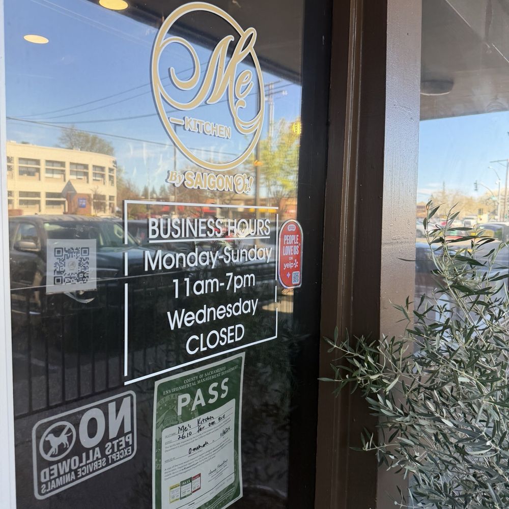 Me’s Kitchen - Business Hours - Vietnamese Near Me - Sacramento, California