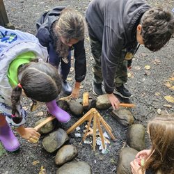 Cedar Springs Camp - Fire building class