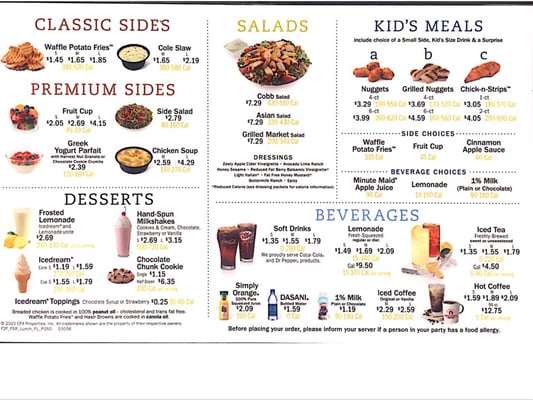 Menu photo 1 Chick-fil-A San Antonio, TX Menu photo 1 Chick-fil-A San Antonio, TX