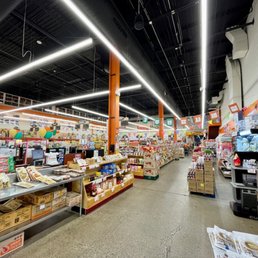 the inside of a grocery store the inside of a grocery store