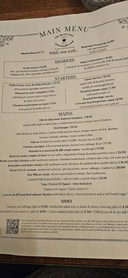 Menu photo 2 The White Star Tavern Southampton, HAM Menu photo 2 The White Star Tavern Southampton, HAM