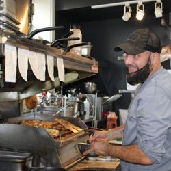 Freedom Cafe - Jason keeping up with his orders