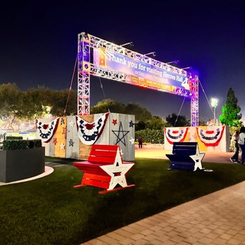 The Pacific Amphitheatre - a stage set up at night - Music Venues Near Me - Costa Mesa, California The Pacific Amphitheatre - a stage set up at night - Music Venues Near Me - Costa Mesa, California