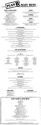 Menu photo 6 Plan B Suffern, NY