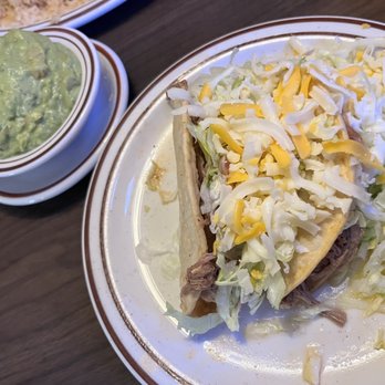 La Capilla Mexican Restaurant - Shredded beef taco a la carte - Mexican Near Me - Torrance, California
