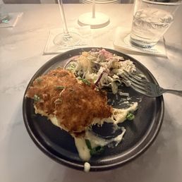 Crab cake appetizer Crab cake appetizer