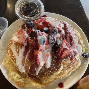 Rooster - Downtown - Berries and Creme pancakes Specialty Pancakes Lunch - Creperies Near Me - St. Louis, Missouri Rooster - Downtown - Berries and Creme pancakes Specialty Pancakes Lunch - Creperies Near Me - St. Louis, Missouri