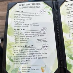 Pedicure packages