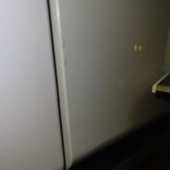 Sears Appliance Repair - Damaged plastic from jamming a screw driver to try to get it free from ice build up - Appliances & Repair Near Me