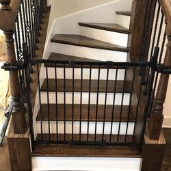 Safe Baby Boundaries - Standard black gate
