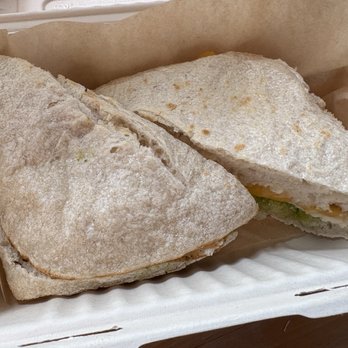 Kos Coffee - Turkey Pesto Sandwich: Ciabatta bread with turkey, pesto, cheddar cheese and garlic mayo - Acai Bowls Near Me - San Diego, California Kos Coffee - Turkey Pesto Sandwich: Ciabatta bread with turkey, pesto, cheddar cheese and garlic mayo - Acai Bowls Near Me - San Diego, California