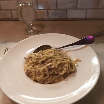 Carmelina's - Carbonara. Not eggy enough for me. - Italian Near Me - Boston, Massachusetts Carmelina's - Carbonara. Not eggy enough for me. - Italian Near Me - Boston, Massachusetts