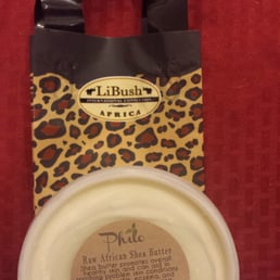 The raw shea butter I bought. Good stuff. The raw shea butter I bought. Good stuff.
