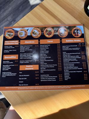 Menu photo 1 De Cabeza el Unico Chula Vista, CA