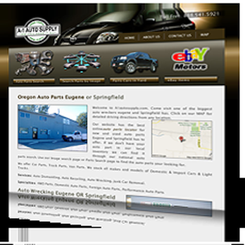 Net Visibility Group - Auto Wrecking & Used Auto Parts A1 Auto Supply - Web Design Near Me - Eugene, Oregon Net Visibility Group - Auto Wrecking & Used Auto Parts A1 Auto Supply - Web Design Near Me - Eugene, Oregon