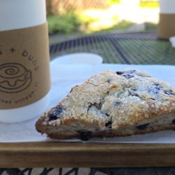 Beans and Buns - Blueberry scone