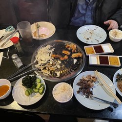 Love BBQ - Our table.. forgot to take pic earlier!
