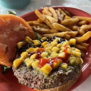Finz Grill & Eatery - Aloha burger - Seafood Near Me - Beaufort, North Carolina Finz Grill & Eatery - Aloha burger - Seafood Near Me - Beaufort, North Carolina