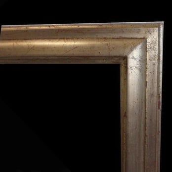 Marcoarte - Moldura artesana - Hoja de plata - 30 x 60 mm - Framing Near Me - A Coruña, C