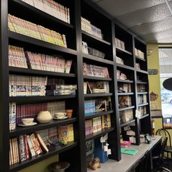 Toshi's Cafe - They also sell a variety of manga/anime comic books