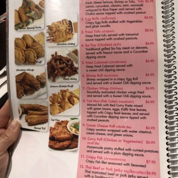 Chaba Thai Kitchen - menu - Thai Near Me - San Diego, California