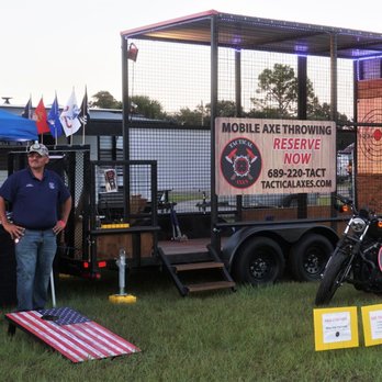 Tactical Axes - Our new Tactical Axe trailer. Bringing the fun to you !!! - Axe Throwing Near Me - Sanford, Florida