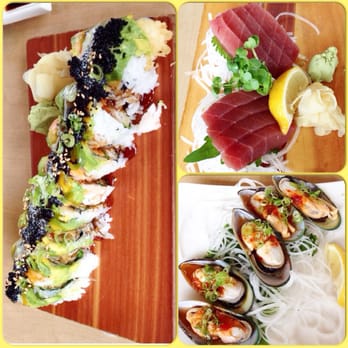 Sushi House - Super Prawn, double Tuna sashimi appetizer & green mussels - Sushi Bars Near Me - Alameda, California Sushi House - Super Prawn, double Tuna sashimi appetizer & green mussels - Sushi Bars Near Me - Alameda, California